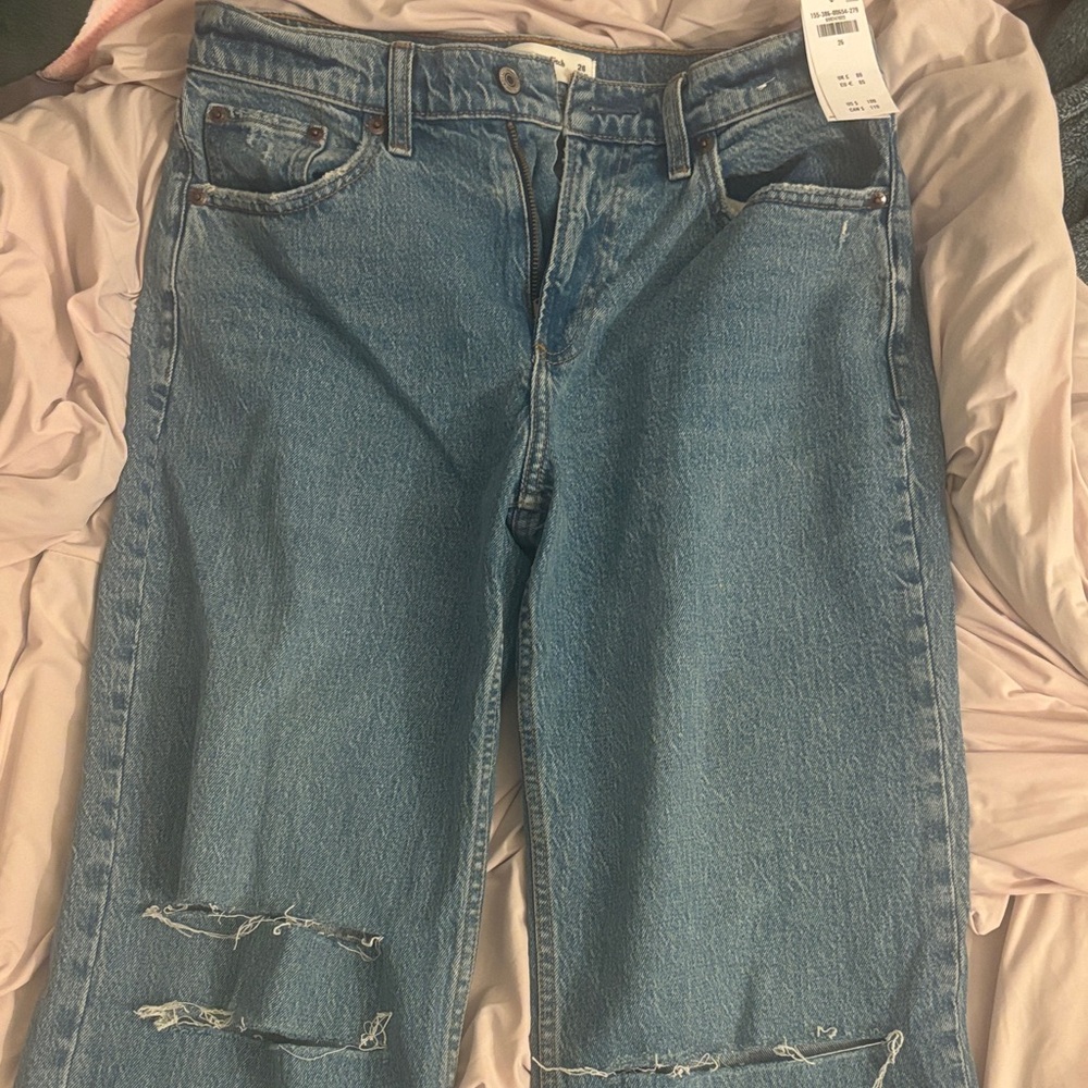 Abercrombie & Fitch Blue Flare Jeans